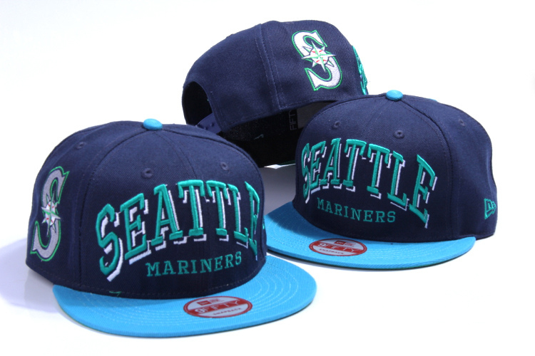 MLB Seattle Mariners NE Snapback Hat #04